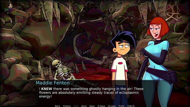 MILF Maddie Masturbates & Orgasms in Danny Phantom Anime Adventure