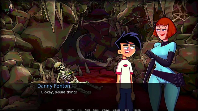 MILF Maddie Masturbates & Orgasms in Danny Phantom Anime Adventure