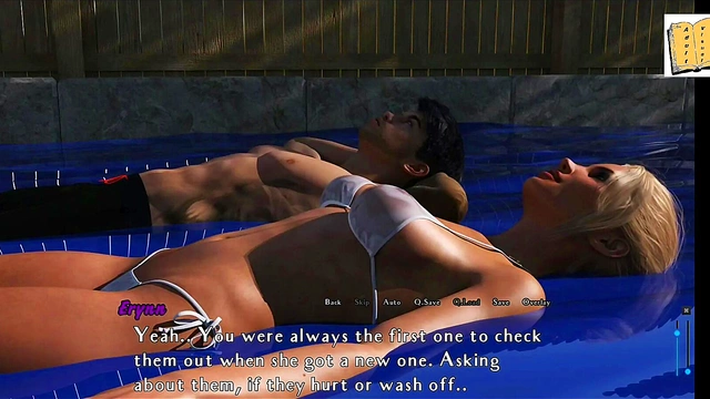 Blonde Teen Erynn Seduces With Her Big Tits And Ass In A White Bikini