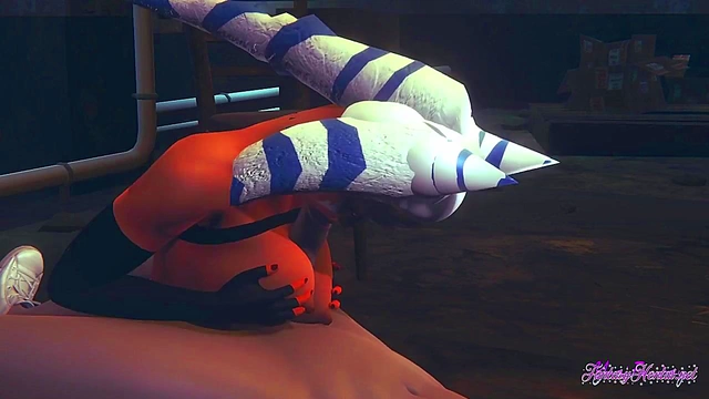 Ashoka Tano Sucks Dick & Gets Fucked for Star Wars Hentai Creampie