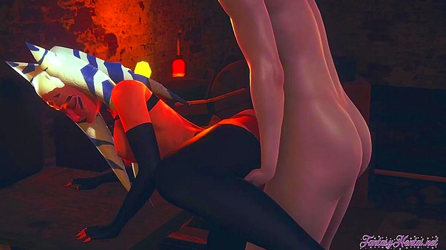 Ashoka Tano Sucks Dick & Gets Fucked for Star Wars Hentai Creampie