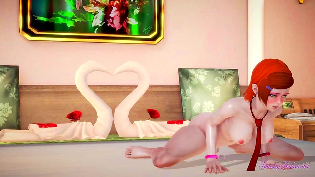 Gwen Tennyson Gives Mind-Blowing 3D Hentai Blowjob & Fuck POV