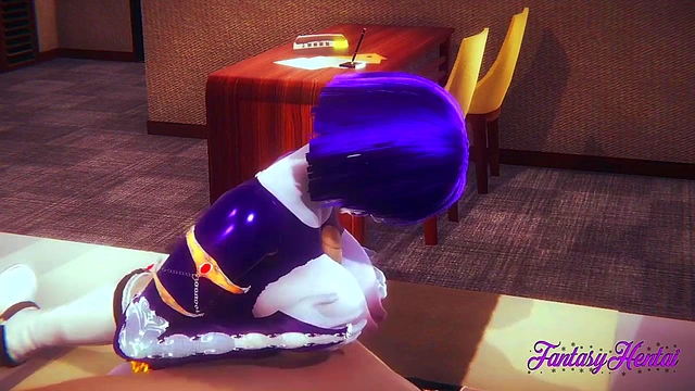 Raven Gives Sizzling Boobjob & Fingering Orgasm in Uncensored 3D Hentai Anime