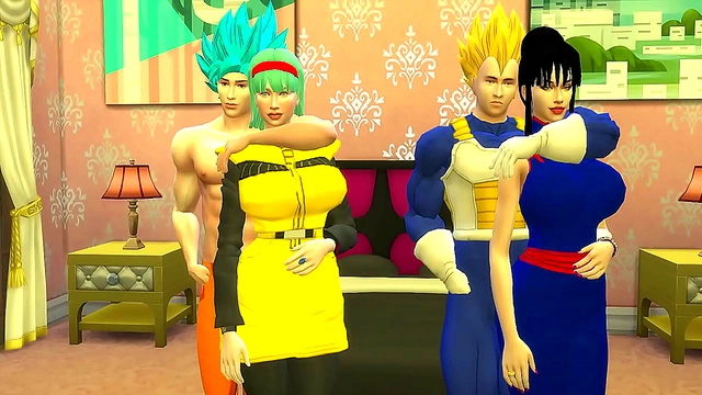 Unfaithful Dragon Ball Wives Swap Husbands for Hardcore Sex Fantasies