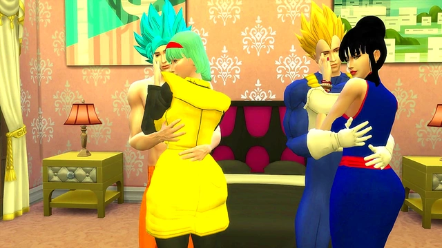 Unfaithful Dragon Ball Wives Swap Husbands for Hardcore Sex Fantasies