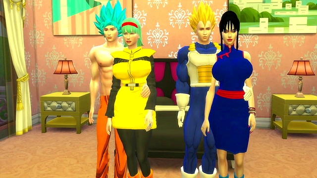 Unfaithful Dragon Ball Wives Swap Husbands for Hardcore Sex Fantasies