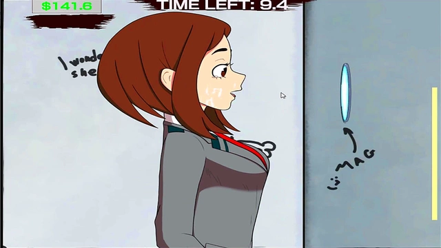 Mina Ashido’s Glory Hole Adventure – My Hero Academia Hentai Blowjob Fantasy