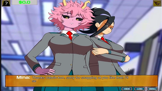 Mina Ashido’s Glory Hole Adventure – My Hero Academia Hentai Blowjob Fantasy