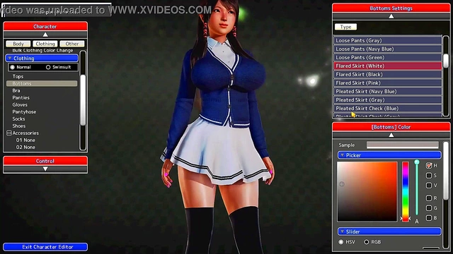 Big-Titted Anime Waifu Gets Creative in Honey Select Character Creation With Yakuza Meme Music