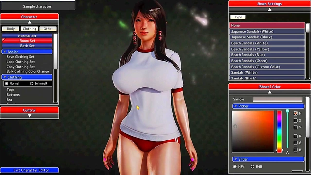 Big-Titted Anime Waifu Gets Creative in Honey Select Character Creation With Yakuza Meme Music