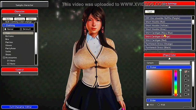 Big-Titted Anime Waifu Gets Creative in Honey Select Character Creation With Yakuza Meme Music