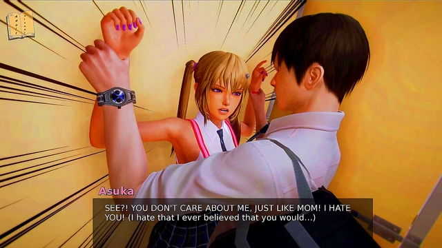 Hot Blonde College Student Fucks Big Dick Standing Up In Anime Game Walkthrough