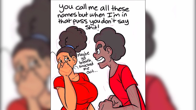 Ebony Anime Babe With Big Ass Rides BBC Cock In Steamy Hentai Scene