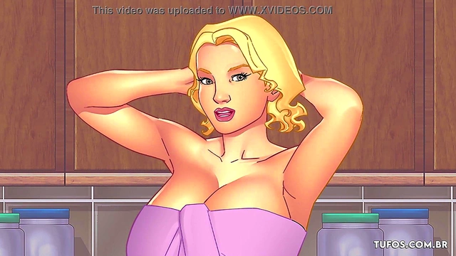 Big-Titted Anime Babe Seduces With Sinful Sexiness & Hot Blowjob