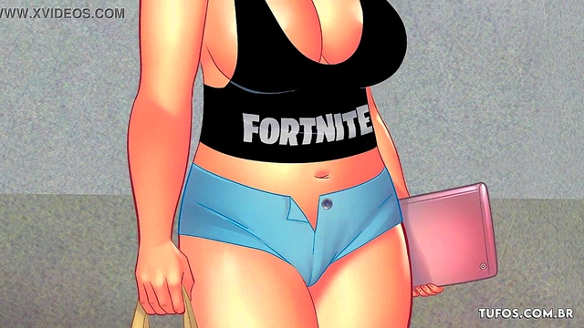 Big-Titted Anime Babe Seduces With Sinful Sexiness & Hot Blowjob