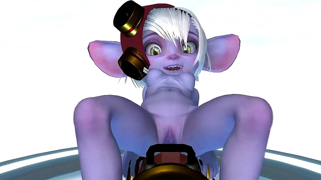 Tristana Grinds Her Weapon for Pleasure in Steamy LoL Hentai Scene