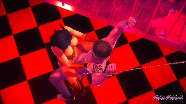 Wonder Woman Ties Up Guy for Steamy Anime Anal Sex & Creampie