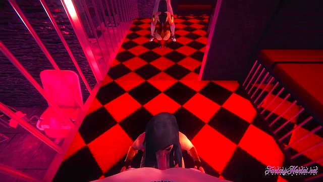 Wonder Woman Ties Up Guy for Steamy Anime Anal Sex & Creampie