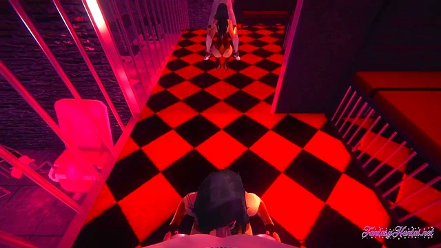 Wonder Woman Ties Up Guy for Steamy Anime Anal Sex & Creampie