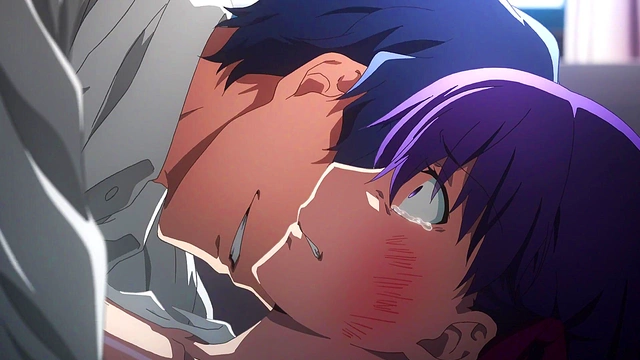 Fate Stay Night Anime Couple Engage in Steamy Heavenly Bliss Session