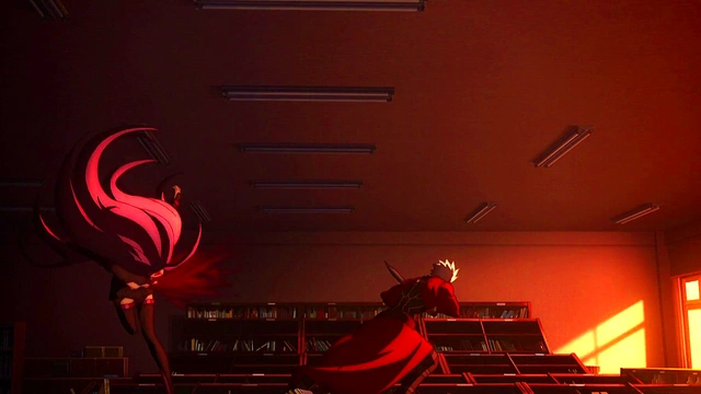 Fate Stay Night Anime Couple Engage in Steamy Heavenly Bliss Session
