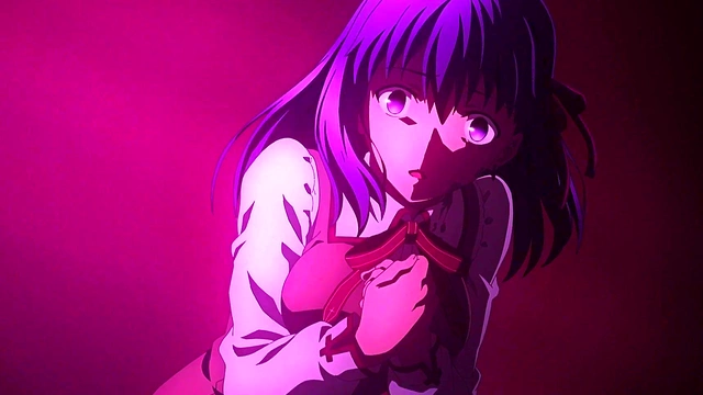 Fate Stay Night Anime Couple Engage in Steamy Heavenly Bliss Session