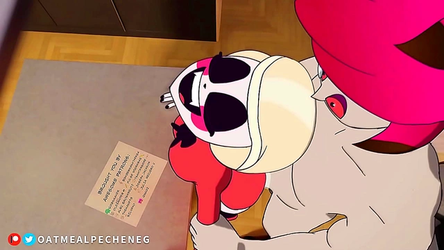 Clothed Demon Close-Up Loop – Hazbin Hotel Anime Music Scene