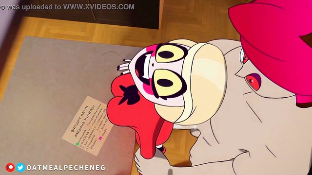 Clothed Demon Close-Up Loop – Hazbin Hotel Anime Music Scene