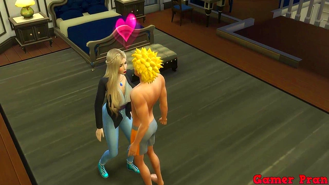 Sasuke Fucks Sakura While Naruto Tries Seducing Tsunade In Anime Cuckold Drama