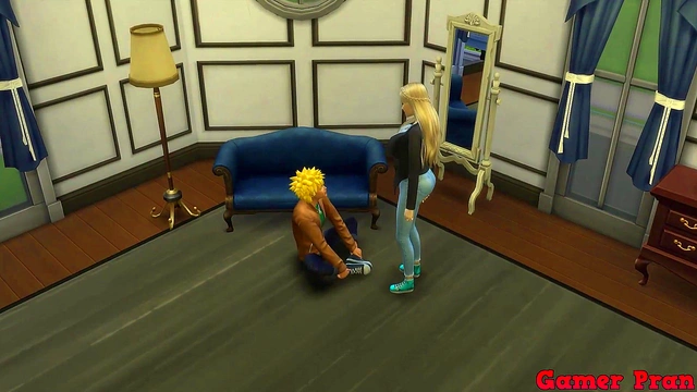 Sasuke Fucks Sakura While Naruto Tries Seducing Tsunade In Anime Cuckold Drama