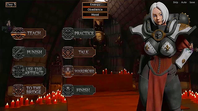 White-Haired Warhammer 40K Battle Sister Gets Bondaged and Fucked Hardcore