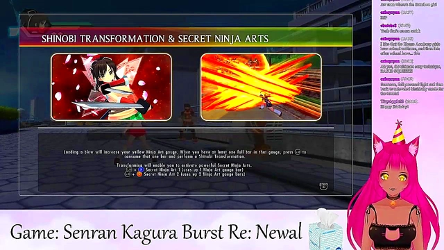 Lewd VTuber Neko Seduces With Big Tits & Lingerie in Anime Livestream