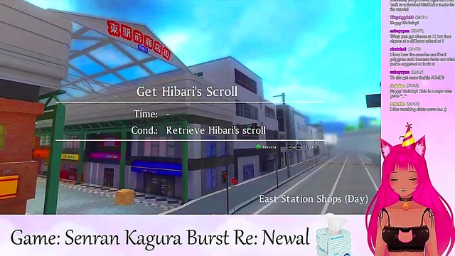 Lewd VTuber Neko Seduces With Big Tits & Lingerie in Anime Livestream