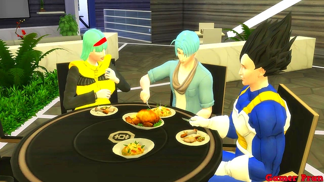 Cheating MILF Bulma Gets Hardcore Anal While Married to Goku's Stepson