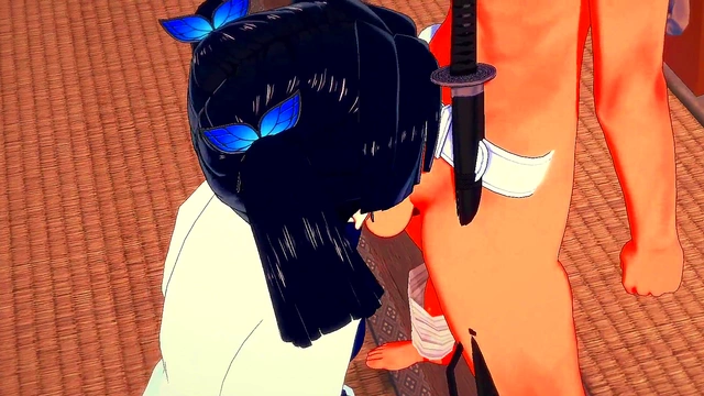 Aoi Kanazaki & Tanjiro Demon Slayer Blowjob & Hardcore Anime Fuck Session