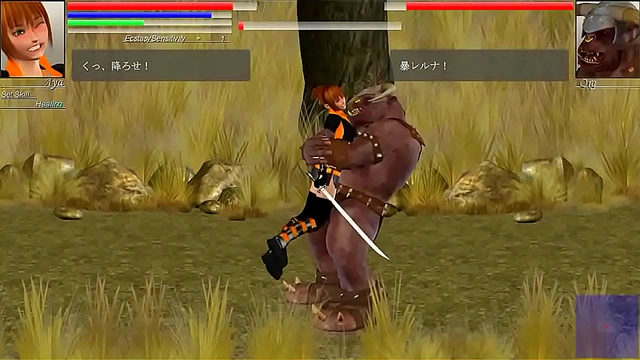 Cute Aya Fucks Monstrous Men in The Hounds of the Blade Hentai Gameplay