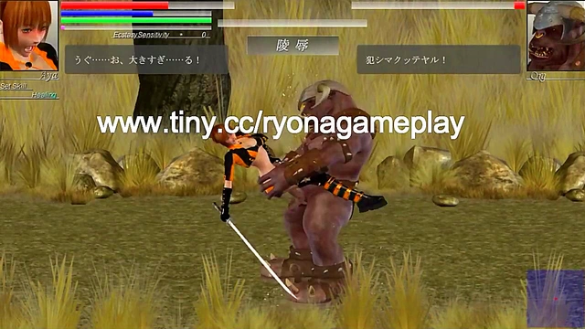 Cute Aya Fucks Monstrous Men in The Hounds of the Blade Hentai Gameplay