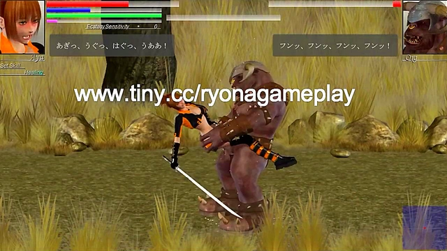 Cute Aya Fucks Monstrous Men in The Hounds of the Blade Hentai Gameplay
