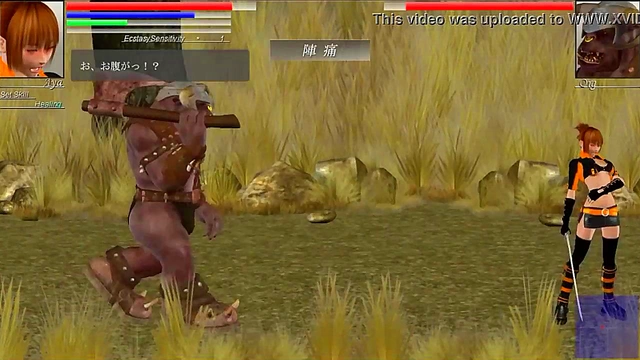 Cute Aya Fucks Monstrous Men in The Hounds of the Blade Hentai Gameplay