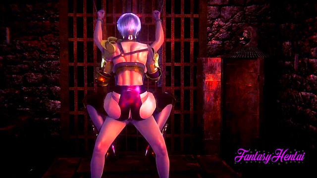 Ivy from Soul Calibur Enjoys Kinky 3D Anime Blowjob & Creampie BDSM Session