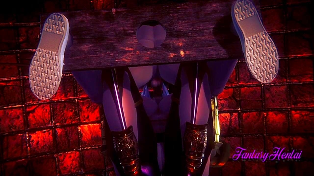 Ivy from Soul Calibur Enjoys Kinky 3D Anime Blowjob & Creampie BDSM Session