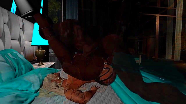 Blonde Milf Kayla Gets Served Big Black Cock In Anime Anal Festivities