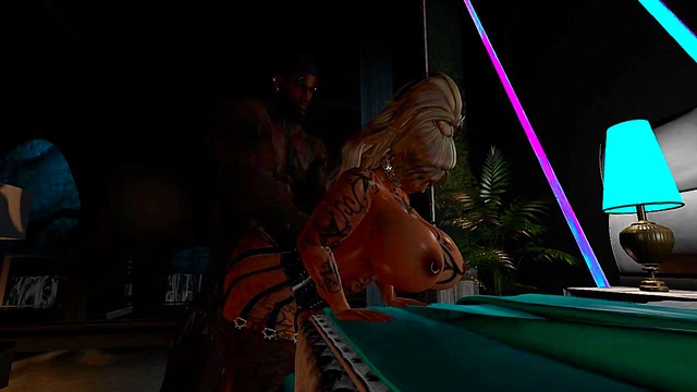 Blonde Milf Kayla Gets Served Big Black Cock In Anime Anal Festivities