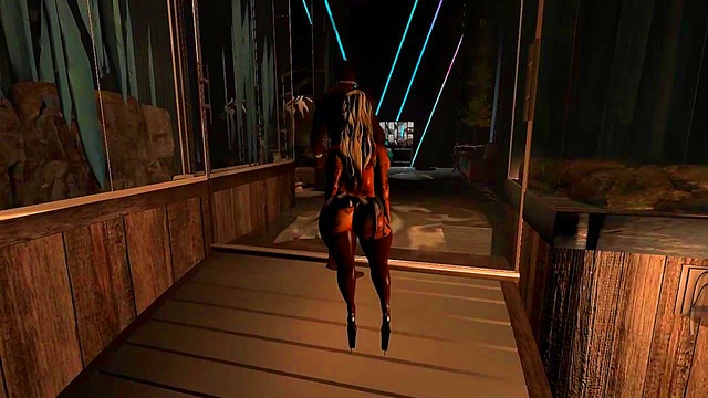 Blonde Milf Kayla Gets Served Big Black Cock In Anime Anal Festivities