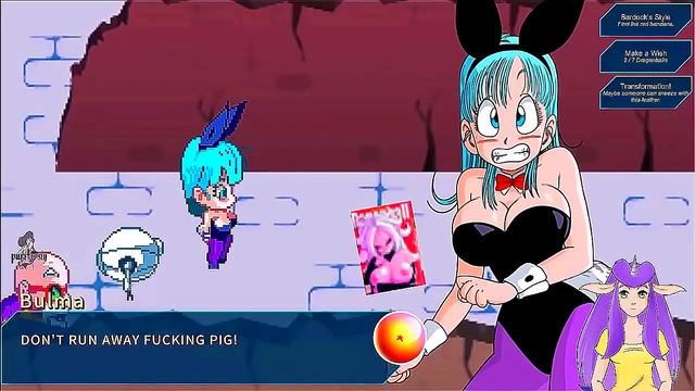 Bulma & Chi-Chi Seduce Vegeta in Dragon Ball Hentai Time Travel Adventure