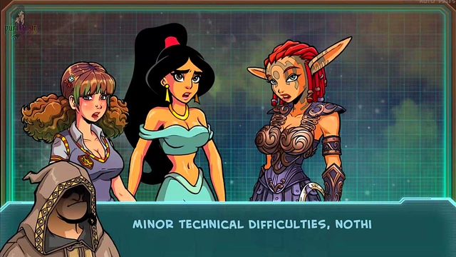 Nude Redhead Lara Croft Meets Funny Machine in Akabur's Hentai Anime Adventure