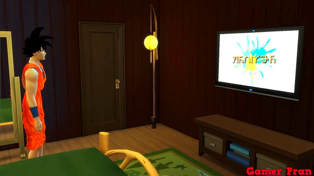 Hot Milf Maid Cheats With Boss While Husband Watches in Dragon Ball Hentai