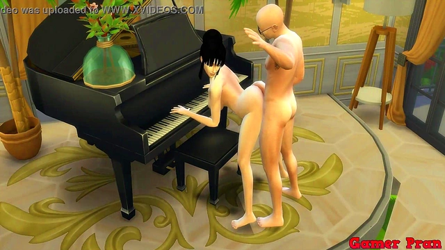 Hot Milf Maid Cheats With Boss While Husband Watches in Dragon Ball Hentai