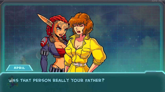 Hermione & Princess Jasmine Join April O'Neil for Naughty Anime Fun