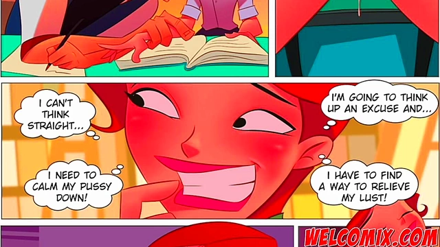 Blonde Teen Librarian Gives Blowjob & Takes Big Cock In Anime Porn Comic